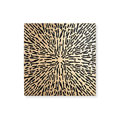 Giner y colomer Tête de lit MDF - Noir et doré