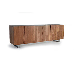 Giner y colomer Buffet en bois d'acacia et métal - Bois