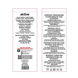 Aktive Chaise de jardin pliante - Bleu marine