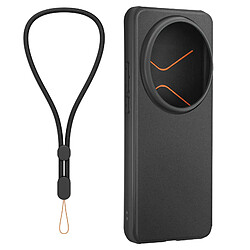 Xfm Étui pour Xiaomi 15 Ultra Clapet Porte-cartes avec Dragonne Noir