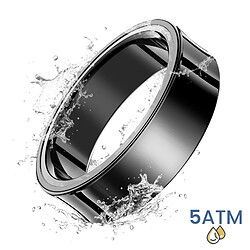 Acheter Avizar Bague Connectée Bluetooth Suivi santé Multisports Étanche Taille 60 Noir