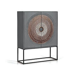 Giner y colomer Vitrine-bibliothèque - Gris