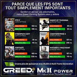 GREED - MK2 Pro - PC Gamer / Ordinateur - Ryzen7 - RX 9070 - 32GO RAM - 2TO - Win11 pas cher