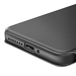 Xfm Étui pour Xiaomi 15 Clapet Porte-cartes avec Dragonne Noir pas cher