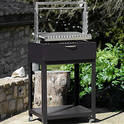 GRILL CHIC Barbecue Argentin Santa Maria Asado - Sur pied - Mixte Grille/Foyer pas cher