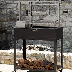 GRILL CHIC Barbecue Argentin Santa Maria Asado - Sur pied - Grille L