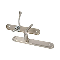 Amig Poignée de porte sur plaque - Chromé