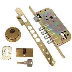 AMIG | Serrure encastrée 101 | 50/85 | Acier | Laitonné verni