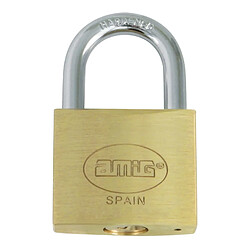 AMIG | Cadenas 1 | 25 mm | Laiton | Mat