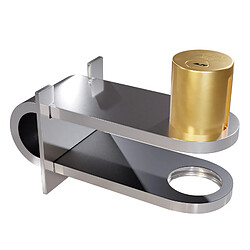 AMIG | Serrure encastrée 680 | 115 x 40 mm | Laiton | Chromé brillant