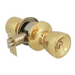 Amig Serrure tubulaire à bouton - Laiton poli