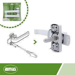 Amig Poignée de porte bouton - Blanc pas cher