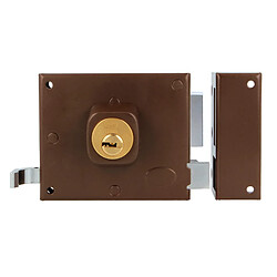 Amig Serrure en applique 2 points - Marron