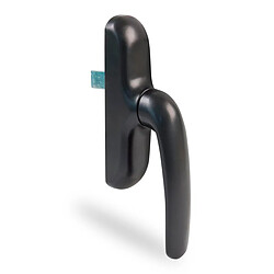 Amig poignée de porte bouton aluminium - Noir