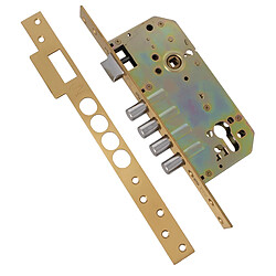 AMIG | Serrure encastrée 100 BASE | 50/85 | Laiton | Mat