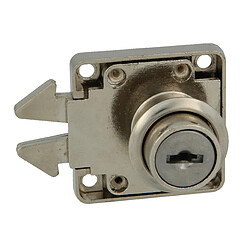 AMIG | Serrure de meubles 2A | 40 x 40 mm | Acier | Nickelé