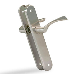 Amig Poignée de porte sur plaque - Chromé