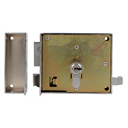 Amig Serrure en applique batteuse - Chromé brillant