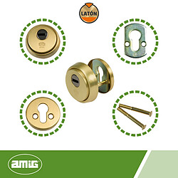 Amig Protecteur de cylindre laiton - Mat pas cher