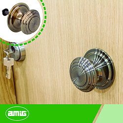 Amig Bouton de porte d'entrée - Laiton vieilli pas cher