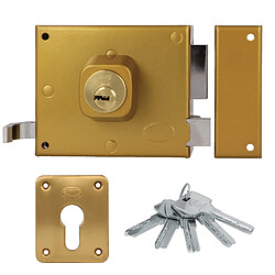 Amig Serrure en applique 5 points - Or