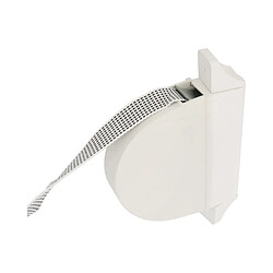 AMIG | Boîtier enrouleur de sangle de volet pivotant | 20 mm | Blanc/À points
