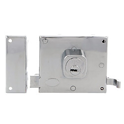 Amig serrure en applique à clé gauche - Chromé brillant