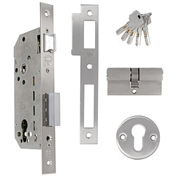 Amig serrure encastrée monopoint - Chromé mat