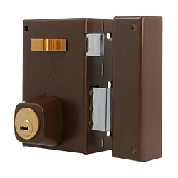 Amig Serrure en applique batteuse - Marron