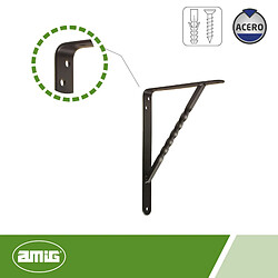 Amig Console d'étagère pour crémaillère - Noir