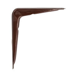 AMIG | Console d'étagère 6 | 150 x 125 mm (6'' x 5'') | Acier | Marron