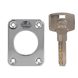 Amig Serrure en applique - Chromé brillant