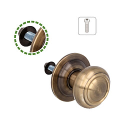 Avis Amig Bouton de porte d'entrée - Laiton vieilli