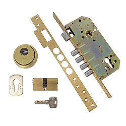 AMIG | Serrure encastrée 100 | 50/85 | Laiton | Mat