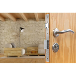 AMIG | Serrure encastrée 340 BASE | 50/85 | Acier | Chromé mat