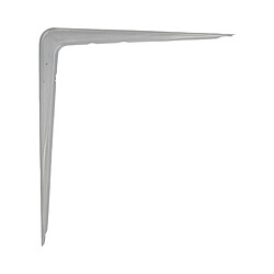 Amig console d'étagère pour crémaillère - Gris métallisé