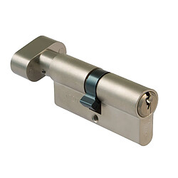 Amig Cylindre de serrure à bouton - Chromé mat