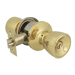 Amig Serrure tubulaire à bouton - Laiton poli