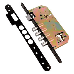 Amig Serrure encastrée à clé 4 points - Noir