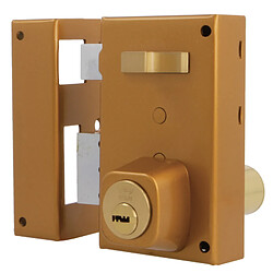 Amig Serrure batteuse en applique - Émaillé or