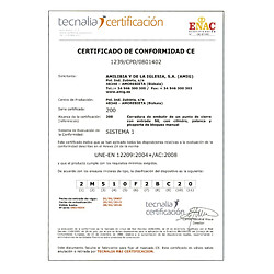 Avis AMIG | Serrure encastrée 200 | 50/85 | Acier | Chromé mat