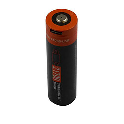 Avizar Batterie 3,7V 5000mAh Li-ion Rechargeable 21700 USB-C
