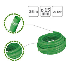 Acheter AMIG | Tuyau tressé 2083 | Ø15 mm x 25 m | PVC | Vert