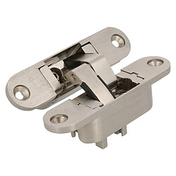 Avis AMIG | Charnière invisible 1028 | 95 x 23 x 30 mm | Zamak | Chromé mat - Droite
