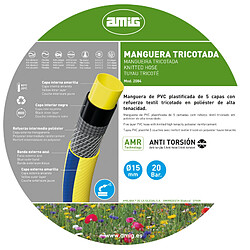 Avis AMIG | Tuyau tricoté 2084 | Ø19 mm x 25 m | PVC | Jaune