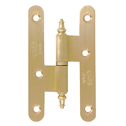 Acheter AMIG | Paumelle laiton laminé 407 | 100 x 58 x 2,3 mm | Laiton | Mat - Droite