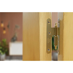 Avis AMIG | Paumelle laiton laminé 407 | 100 x 58 x 2,3 mm | Laiton | Mat - Droite
