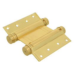 Avis AMIG | Charnière va-et-vient double action 3037 | 100 x 126 mm | Acier | Laitonné verni