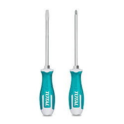 TOTAL | Jeu 2 tournevis industriels THGSS2206 | Acier