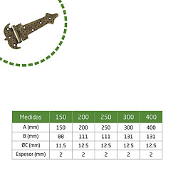 Amig Charnière de porte intérieure - 150 mm pas cher